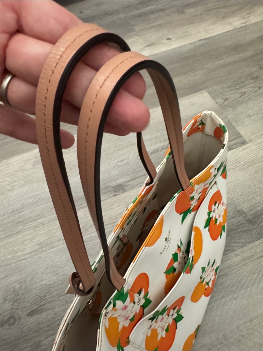 Kate Spade Harding Street Orange Tote - Picture 3 of 16